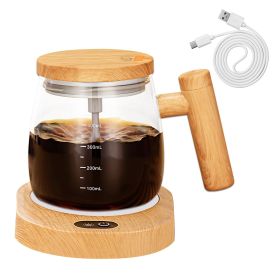 Electric Mixing Mug 400ML High Speed Mixing Cup USB Rechargeable Self String Mug with Warming Pad for Coffee Milk Protein Powder Egg