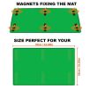 Silicone Griddle Mat Food Grade Silicone Grill Mat Protect the Top Surface from Insects by Magnetic 22 inch in Green Color with Silicone Utensil Rest