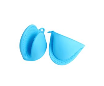 Crab Grab Silicone Finger Mitts - 2 Pack (Color: Blue)