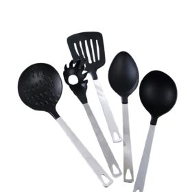 Kitchen Supplies Tableware Cooking Utensil Set for Home (Color: Black, Type: Kitchen Tools)